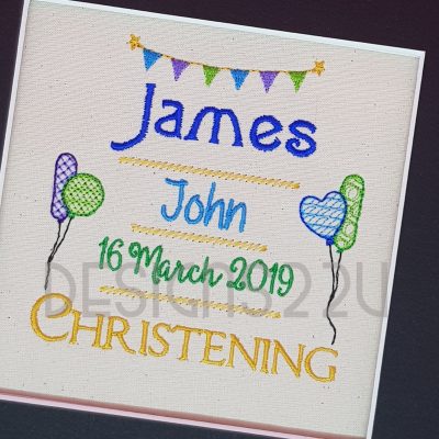 Christening Block Template