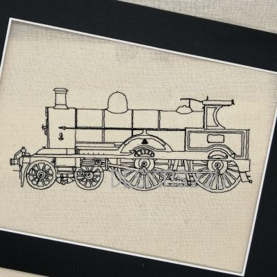 British Steam Engine Black Work